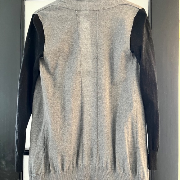 Wilfred grey cardigan with black sleeves - Picture 2 of 2